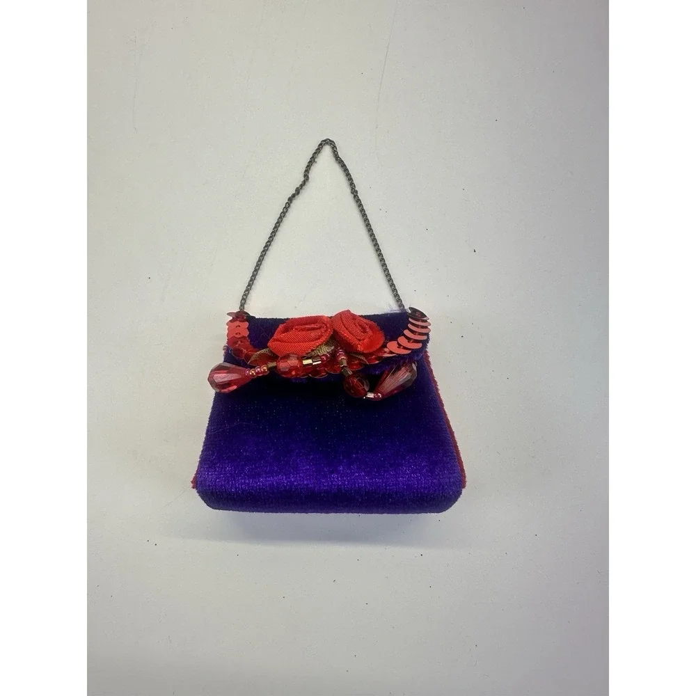 Red Hat Society 21 Ornament Lot Lighted Purple Feather Boa Holiday Decor